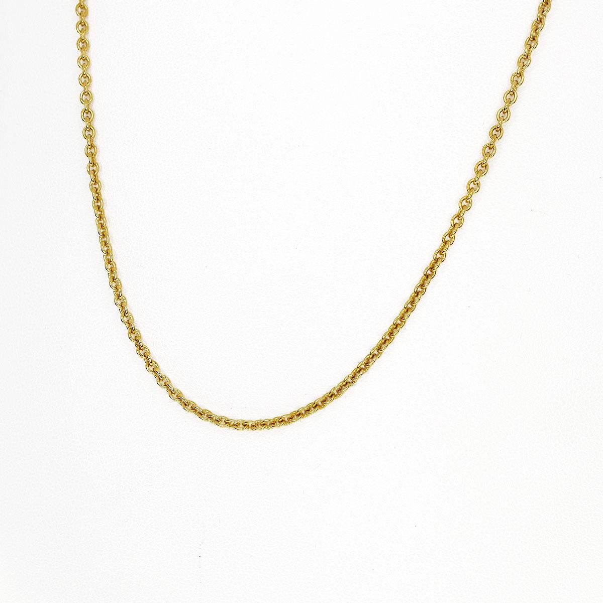 Brand:Cartier
Name:Forza chain necklace
Material:750 K18 YG yellow gold
Weight:7.0g（Approx)
neck around:42cm / 16.53in（Approx)
Width(inch):2.09mm/0.08in（Approx)
Comes with:Cartier pouch, Cartier repair certificate (Feb 2020)