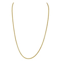 Cartier 18 Karat Yellow Gold Forza Chain Necklace