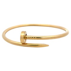 Bracelet Cartier « Juste Un Clou » en or jaune 18 carats, taille 18, avec son emballage d'origine