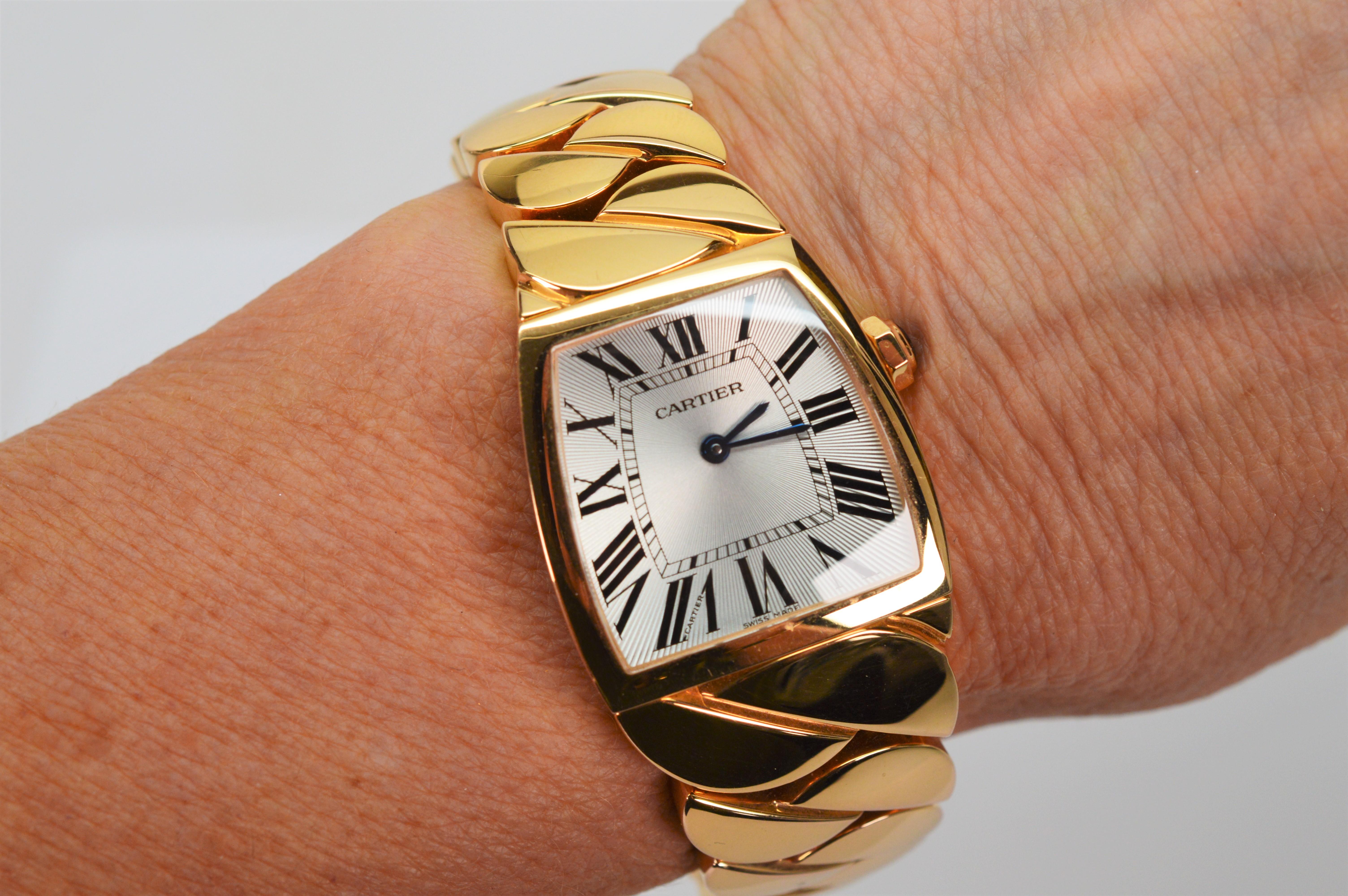 Cartier La Dona 18K Yellow Gold Women's Wrist Watch w Box 6