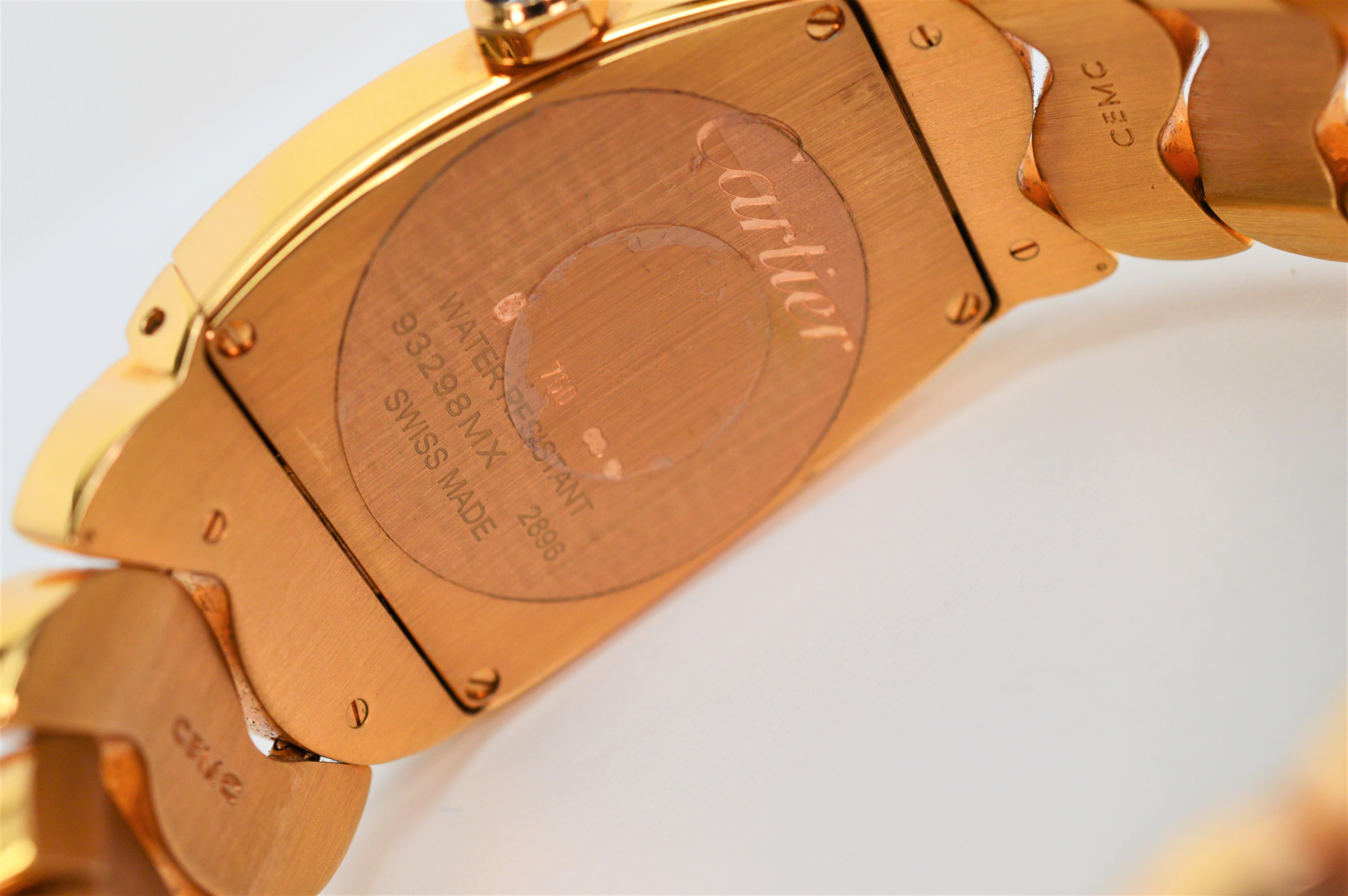 cartier watch gold women