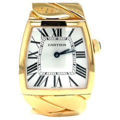 Cartier 18 Karat Yellow Gold La Donna Women's Wrist Watch w Box