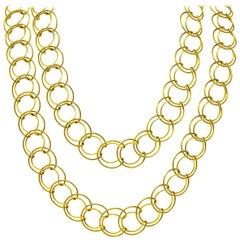 Gold Link Necklaces