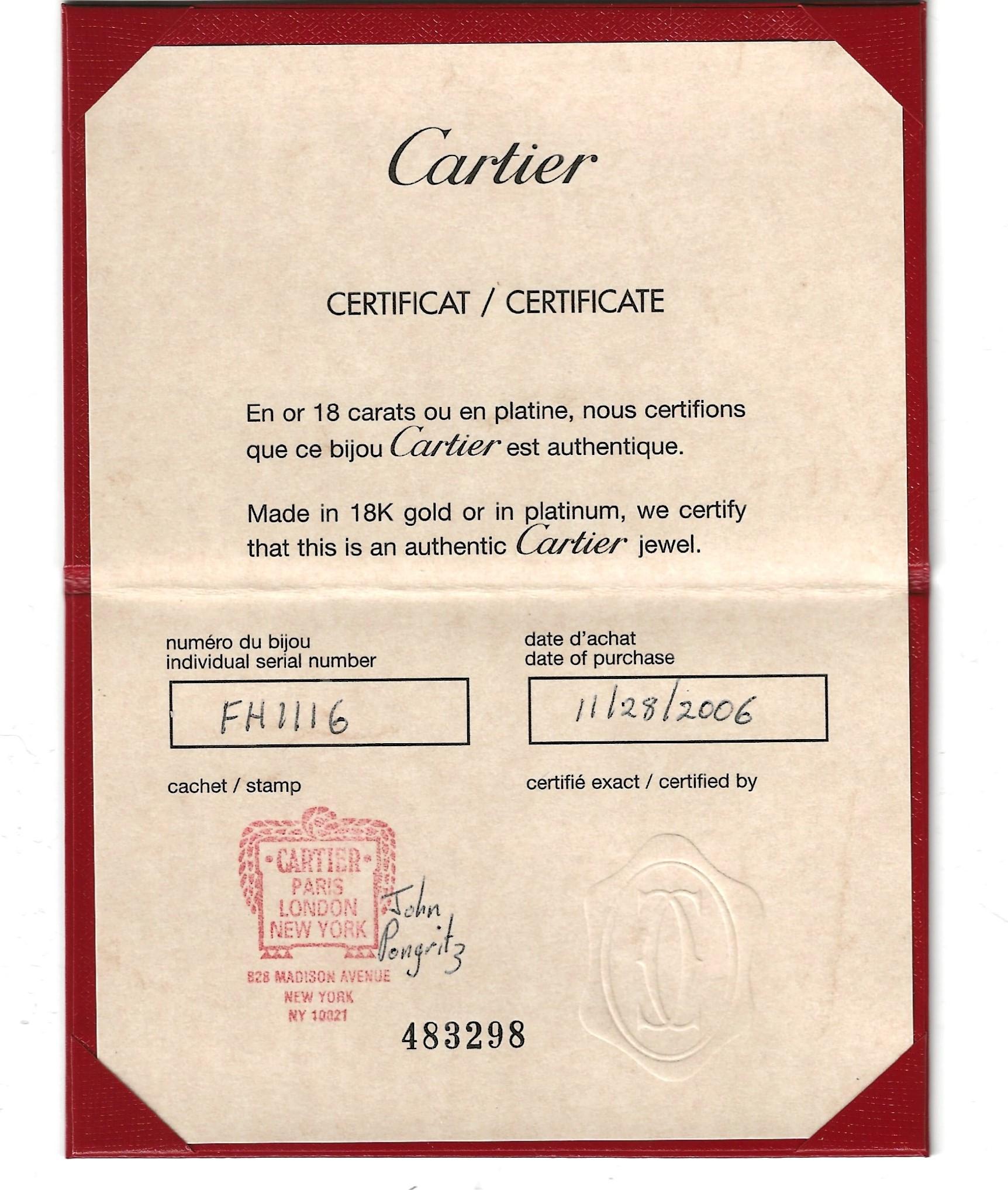 Cartier 18 Karat Gelbgold Love Armreif Armband, mit Box, Schraubenzieher 7