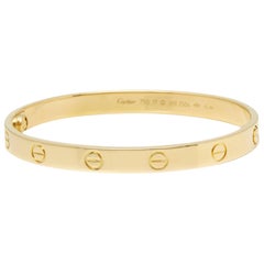 Cartier 18 Karat Yellow Gold Love Bangle B6035517