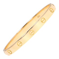 Cartier 18 Karat Yellow Gold Love Bracelet