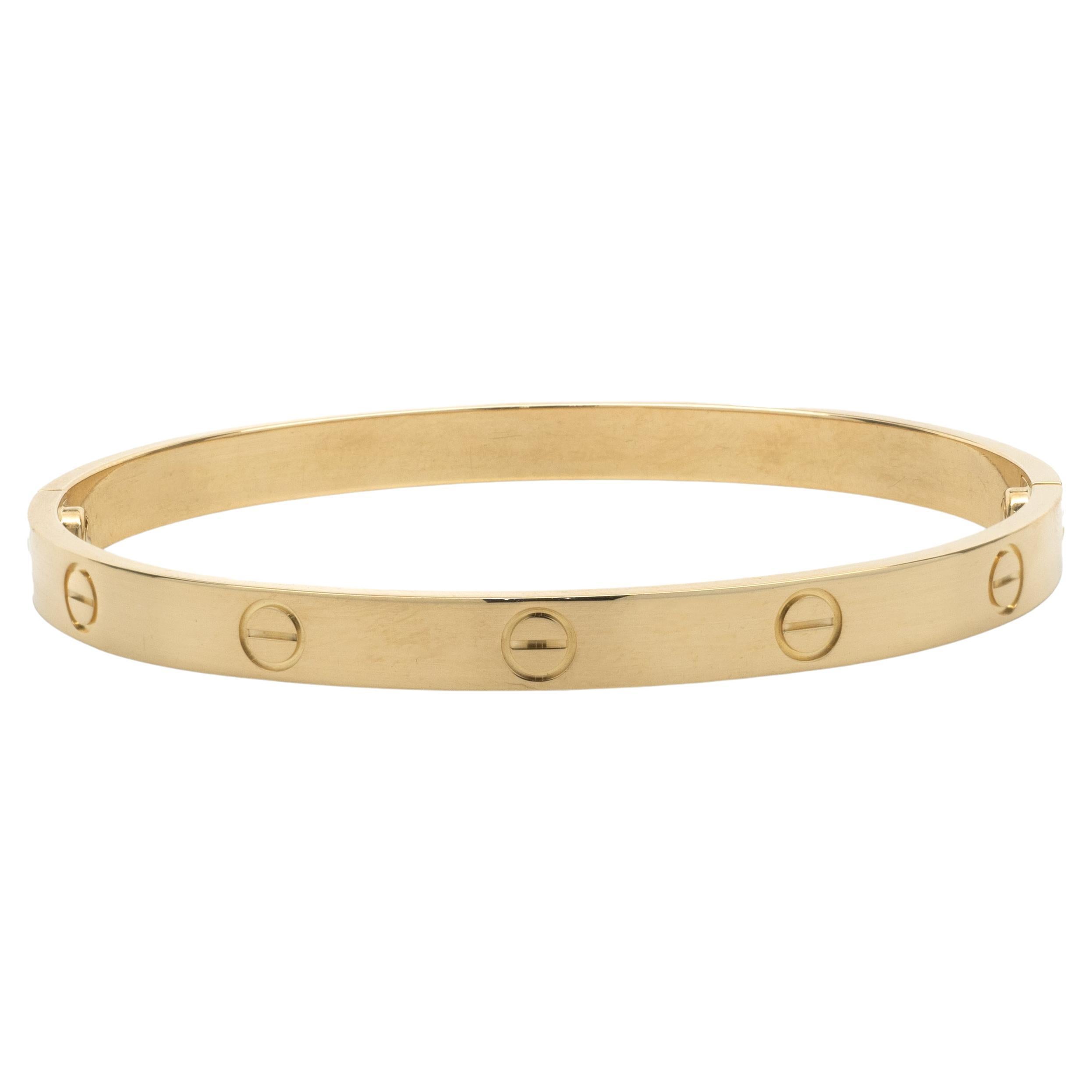 Cartier Yellow Gold Bracelet at 1stDibs