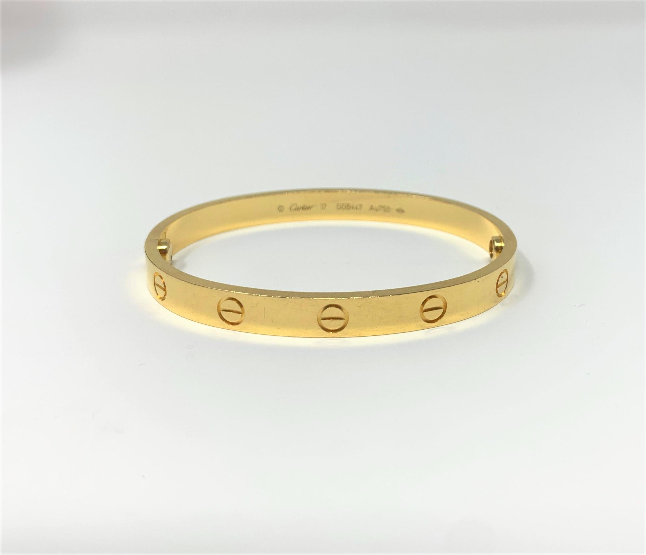cartier love bracelet box