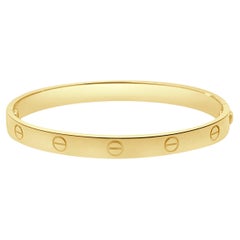 Bracelet Love en or jaune 18 carats de Cartier, taille 18