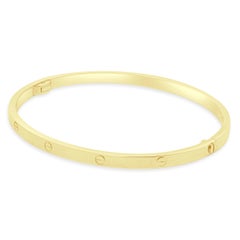 Cartier 18 Karat Yellow Gold Love Bracelet - Thin 3.6mm