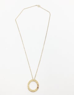 Cartier 18 Karat Yellow Gold Love Necklace