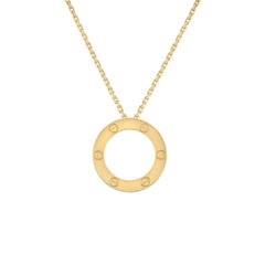 Cartier 18 Karat Yellow Gold Love Necklace