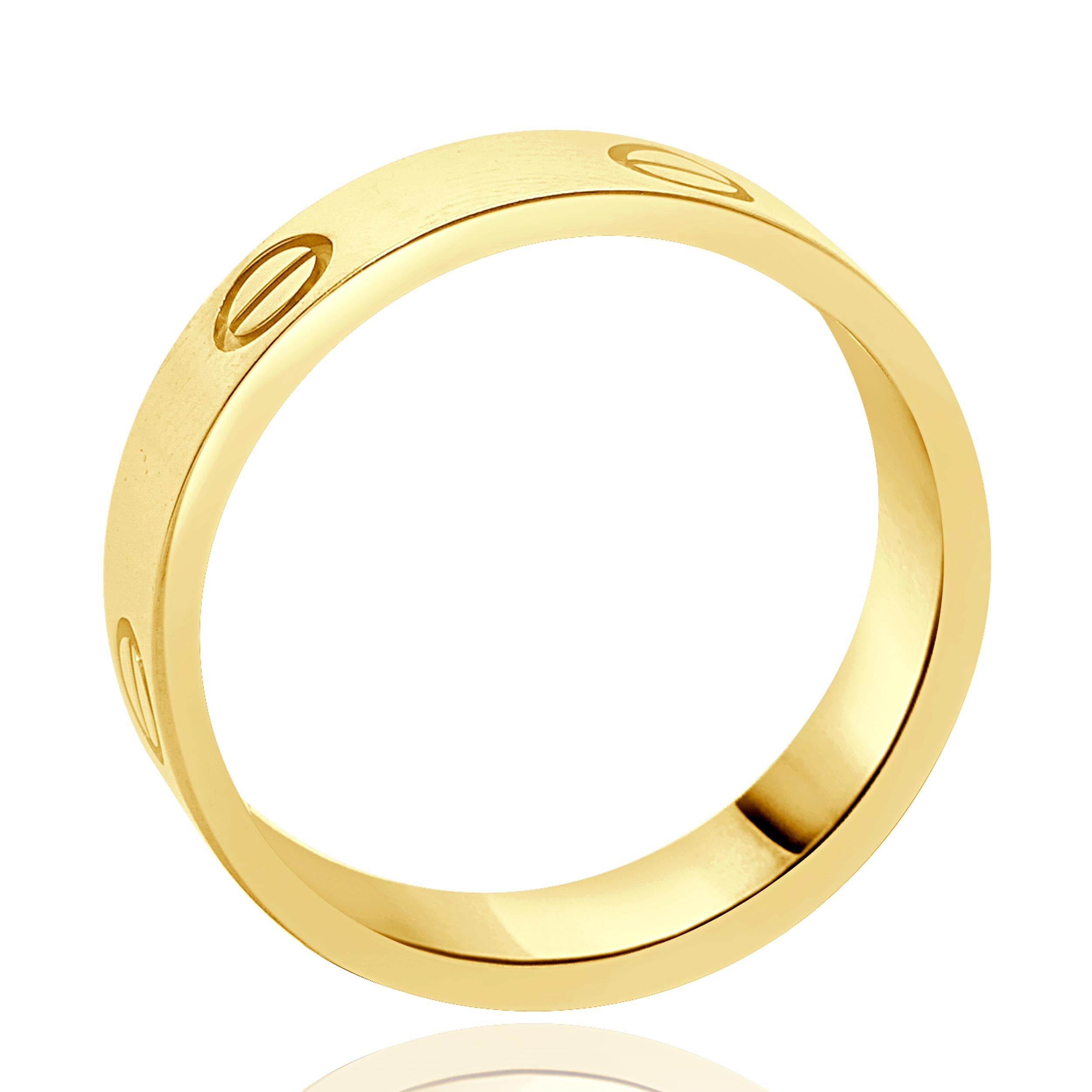 Designer: Cartier
MATERIAL: 18K gelb
Seriennummer RG1814
Größe: 62

Keine Box oder Papiere enthalten
