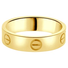 Cartier: 18 Karat Gelbgold Love-Ring