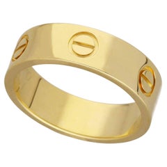 Cartier 18 Karat Yellow Gold Love Ring US 8