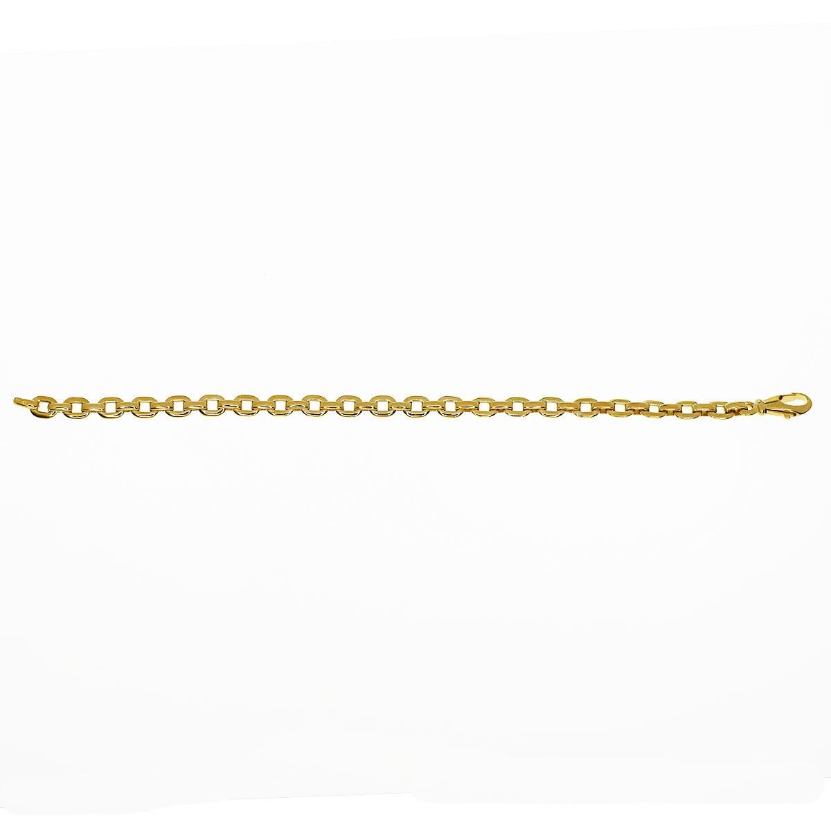 Brand:Cartier
Name:Meplat chain bracelet
Material:750 K18 YG Yellow Gold
Weight:約14.4g(Approx)
Band length(inch):19cm / 7.48