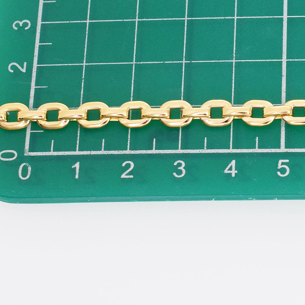 Cartier 18 Karat Yellow Gold Meplat Chain Bracelet 2