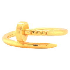 Cartier 18 Karat Yellow Gold Nail Ring