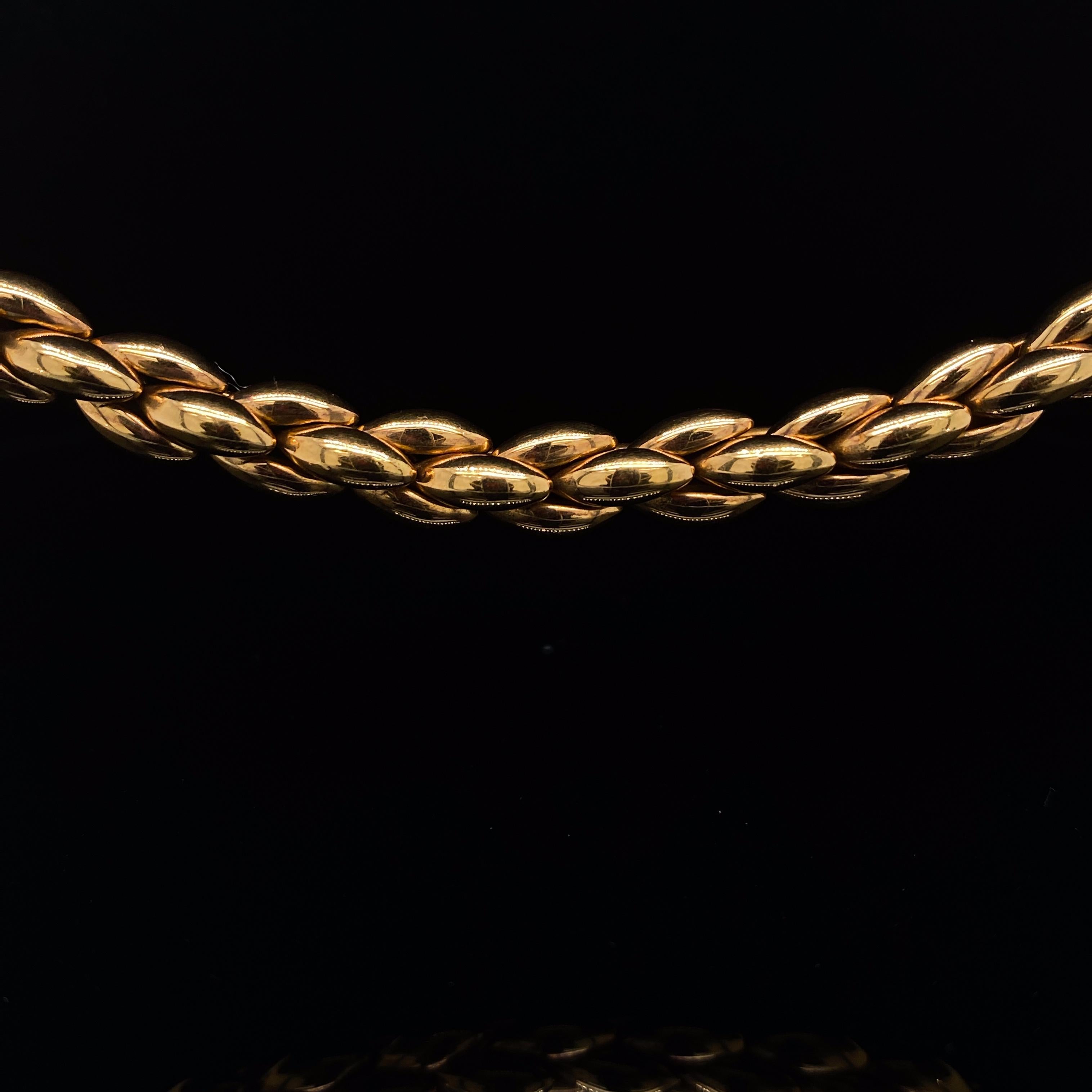 Women's or Men's Cartier 18 Karat Yellow Gold Necklace