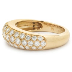 Cartier Mimi-Ring aus 18 Karat Gelbgold mit Pavé-Diamant