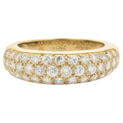 Cartier 18 Karat Yellow Gold Pave Diamond Mimi Band