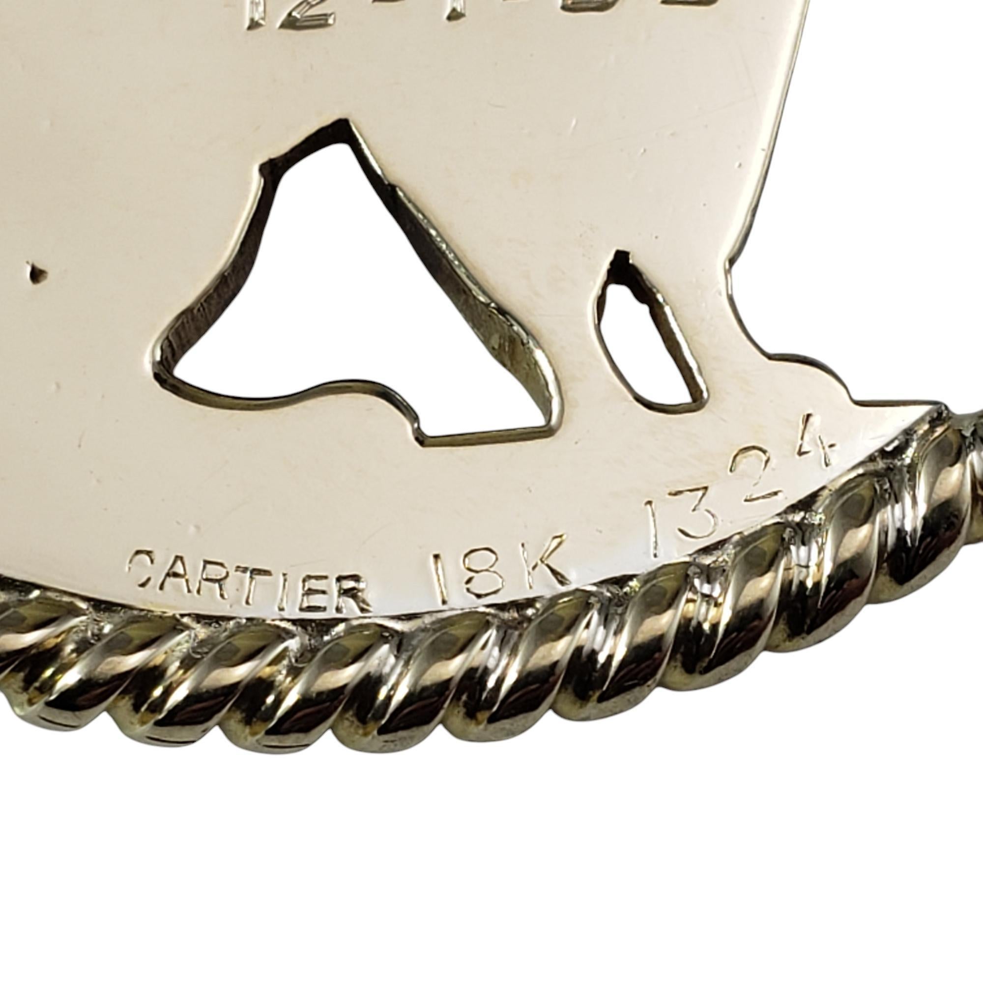 Cartier Pendentif caniche en or jaune 18 carats, rubis et émeraudes n° 19678 Pour femmes en vente