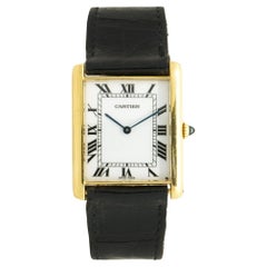 Cartier 18 Karat Yellow Gold Vintage Tank Large