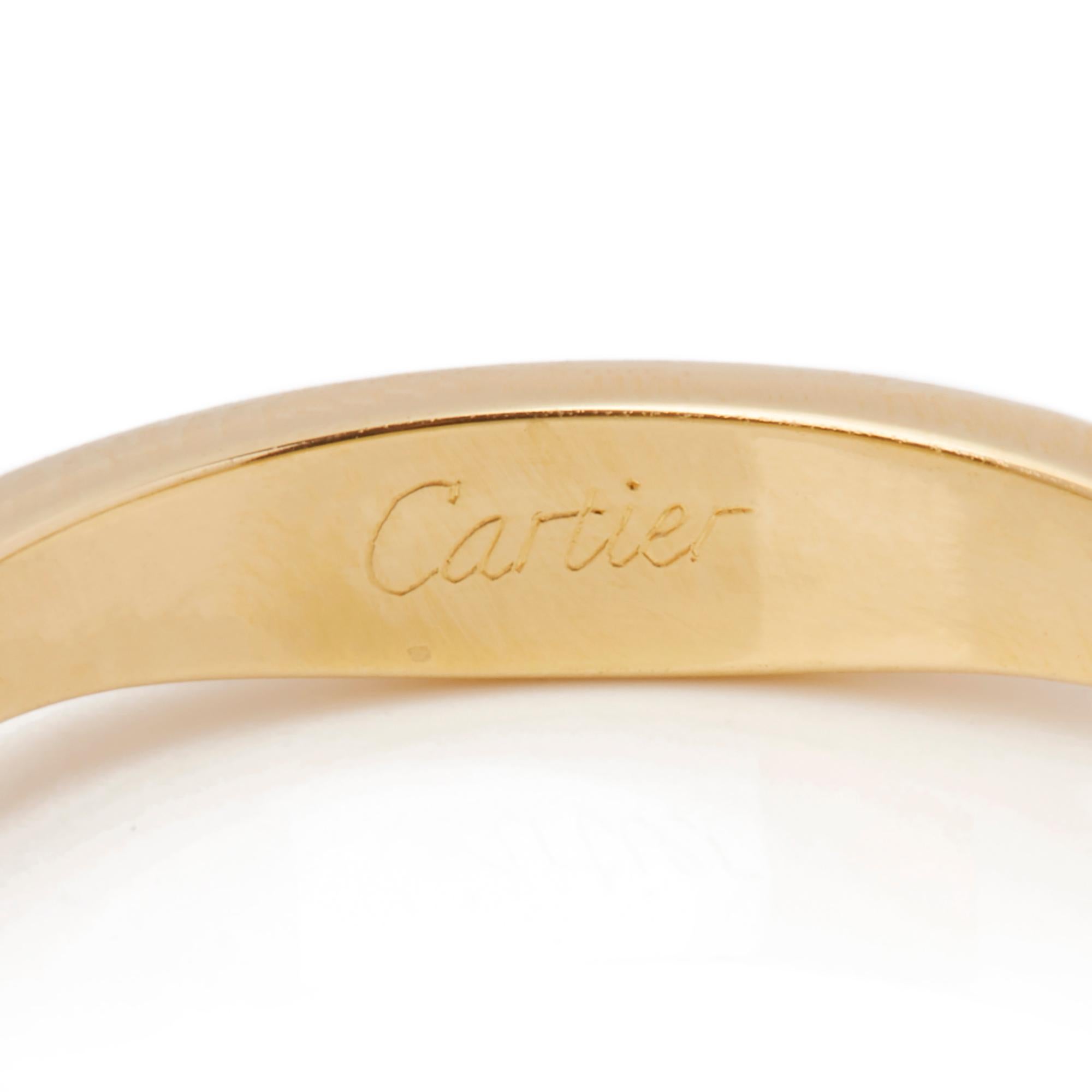 Women's Cartier 18 Karat Yellow, White and Rose Gold Diamond Stackable Rings