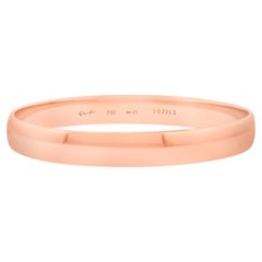 Cartier 18 kt Rose Gold Solid Bangle Bracelet