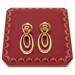 Cartier 18 Kt. Yellow Gold Earrings 1980 ca.