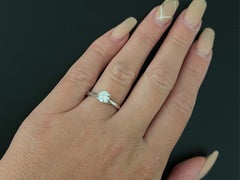 Cartier 1894 Solitaire Diamond Engagement Ring in Platinum, G VS2