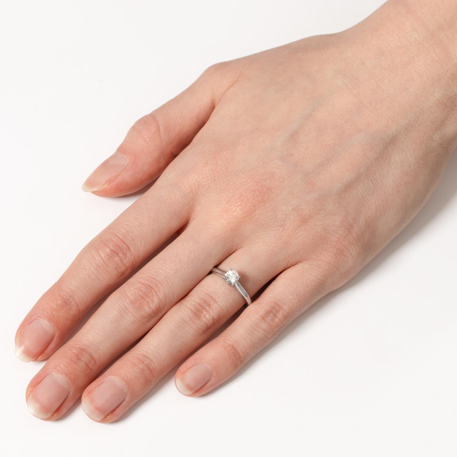 Women's Cartier ‘1895’ 0.40ct Diamond Solitaire Ring.