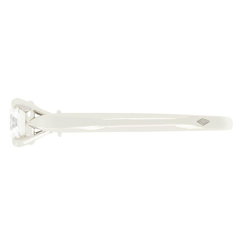 Modern Cartier ‘1895’ 0.50ct Diamond Solitaire Ring For Sale
