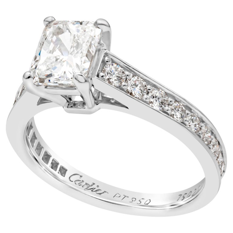 Anello di fidanzamento solitario con diamante taglio radiante Cartier 1895  1,03 carati in vendita su 1stDibs | anello diamante cartier, anello  fidanzamento cartier, solitario anello cartier