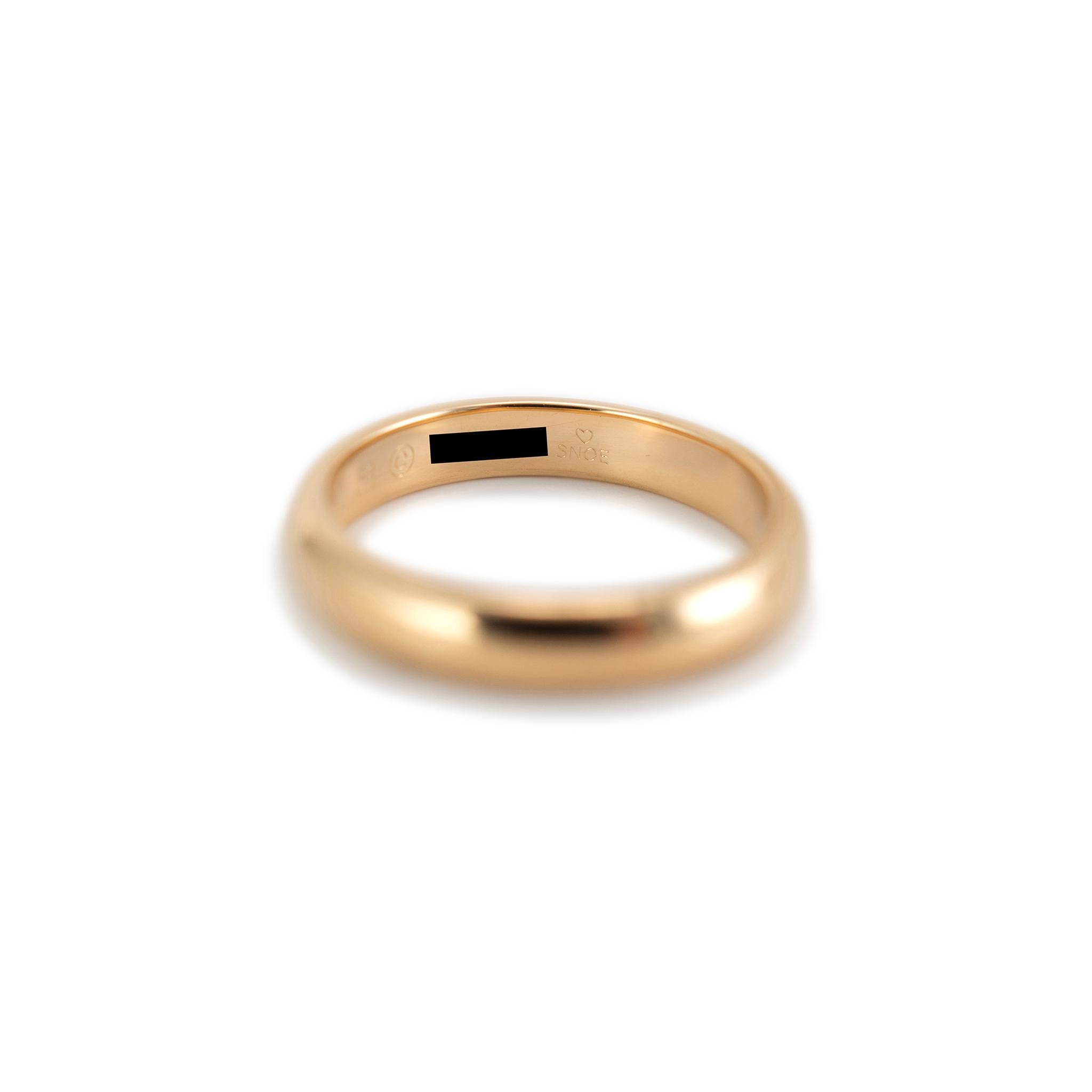 Cartier 1895 18K Yellow Gold Classic Wedding Band 3
