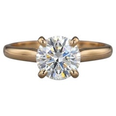 Cartier 1895 1.9 Carat Solitaire Diamond Engagement Ring