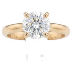 Cartier 1895 1.9 Carat Solitaire Diamond Engagement Ring