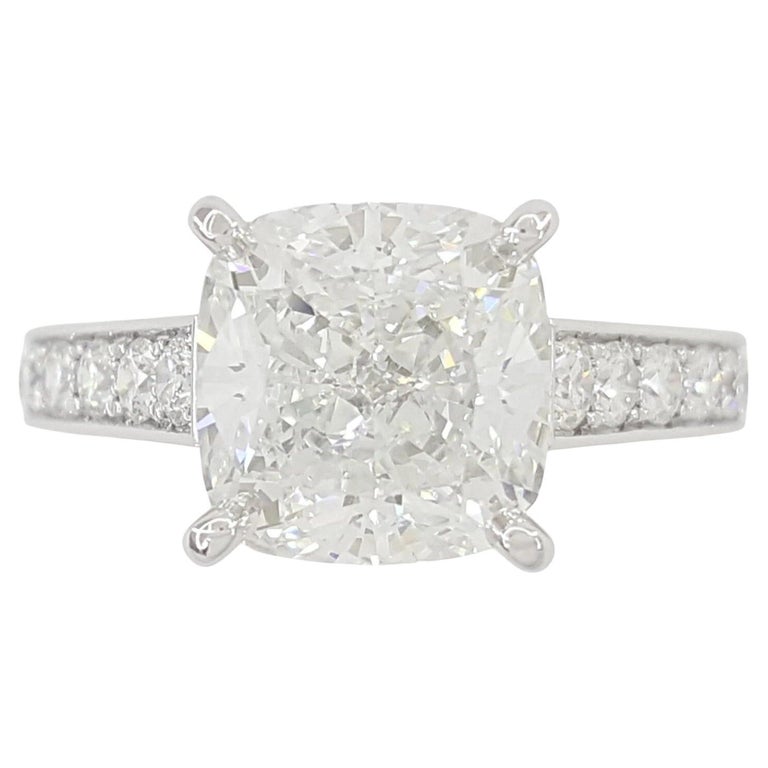 Cartier 1895 carats Bague de fiançailles solitaire pavée de