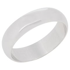 Used Cartier Platinum 5mm 1895 Wedding Band Ring