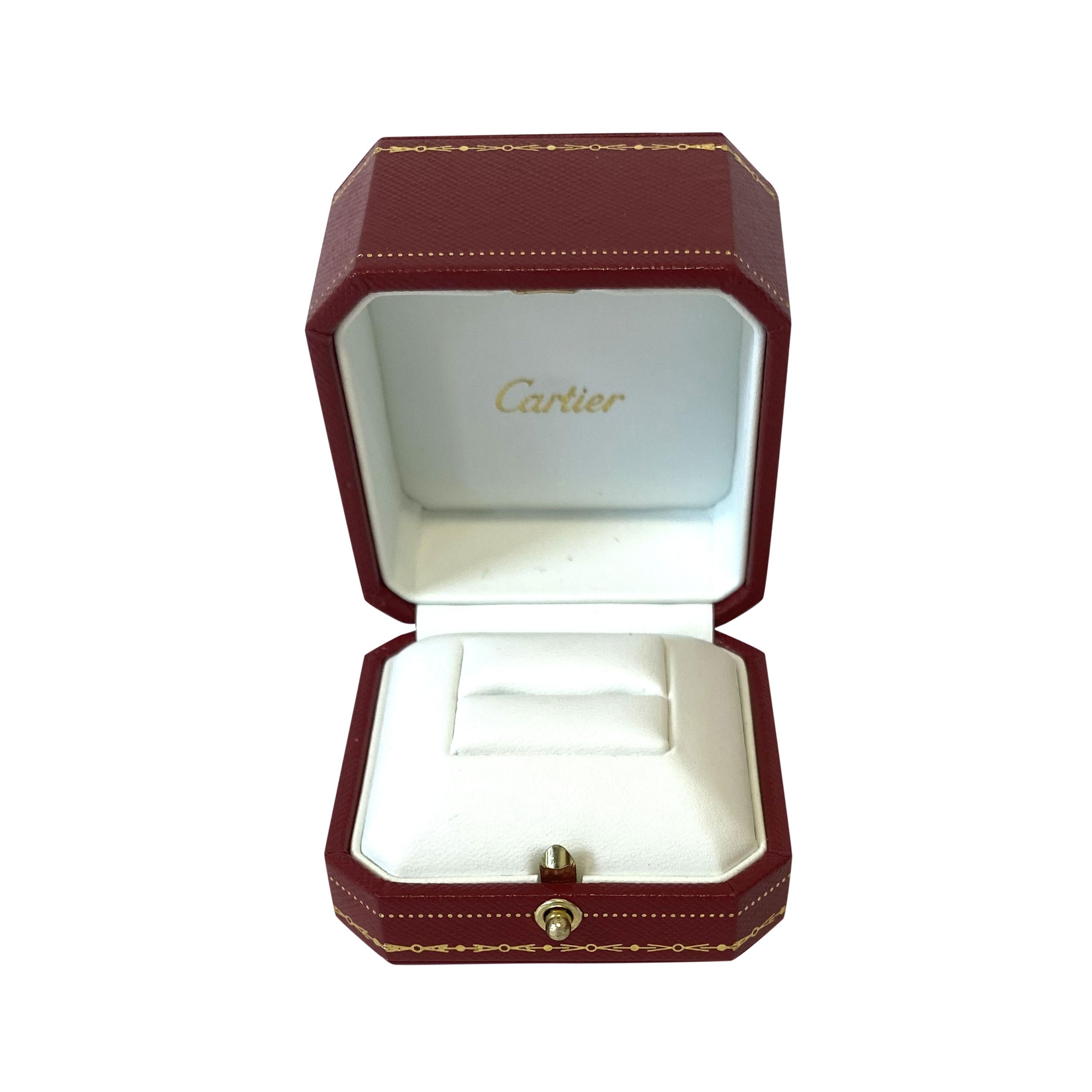 Cartier 1895 Band in Platinum In Excellent Condition For Sale In New York, NY