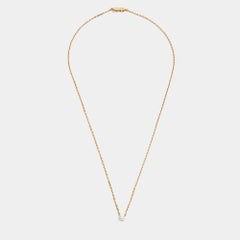 Cartier 1895 Diamond 18k Yellow Gold Necklace