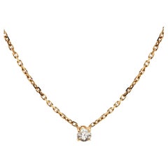 Cartier 1895 Diamond 18k Yellow Gold Necklace