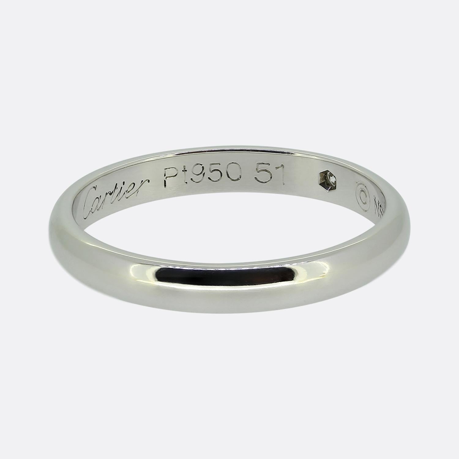 Cartier 1895 Diamant Band Ring im Zustand „Hervorragend“ im Angebot in London, GB