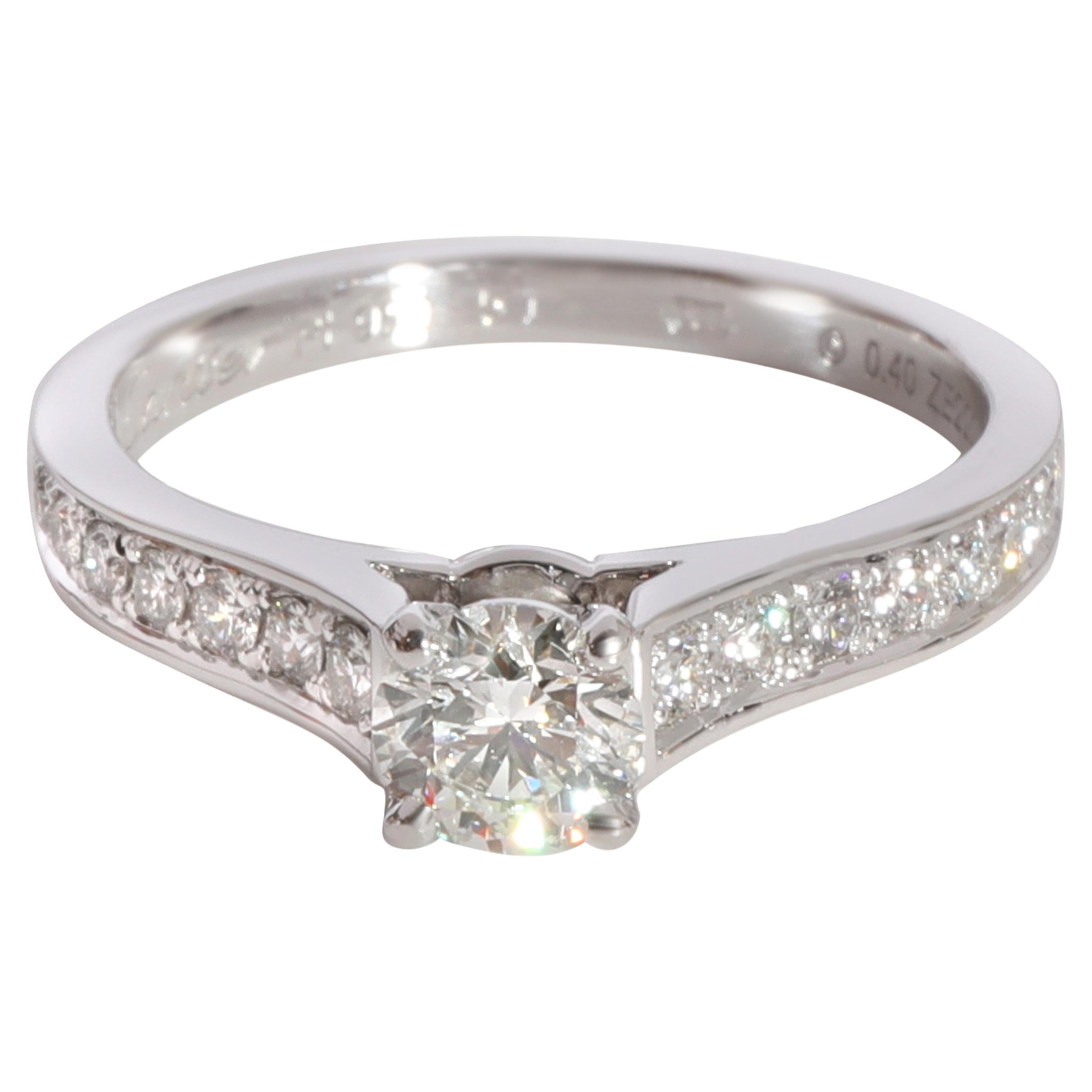 Cartier 1895 Diamond Engagement Ring in 950 Platinum G VS1 0.66 CTW