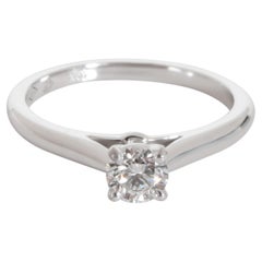 Cartier 1895 Diamond Engagement Ring in Platinum D VVS1 0.29 CTW