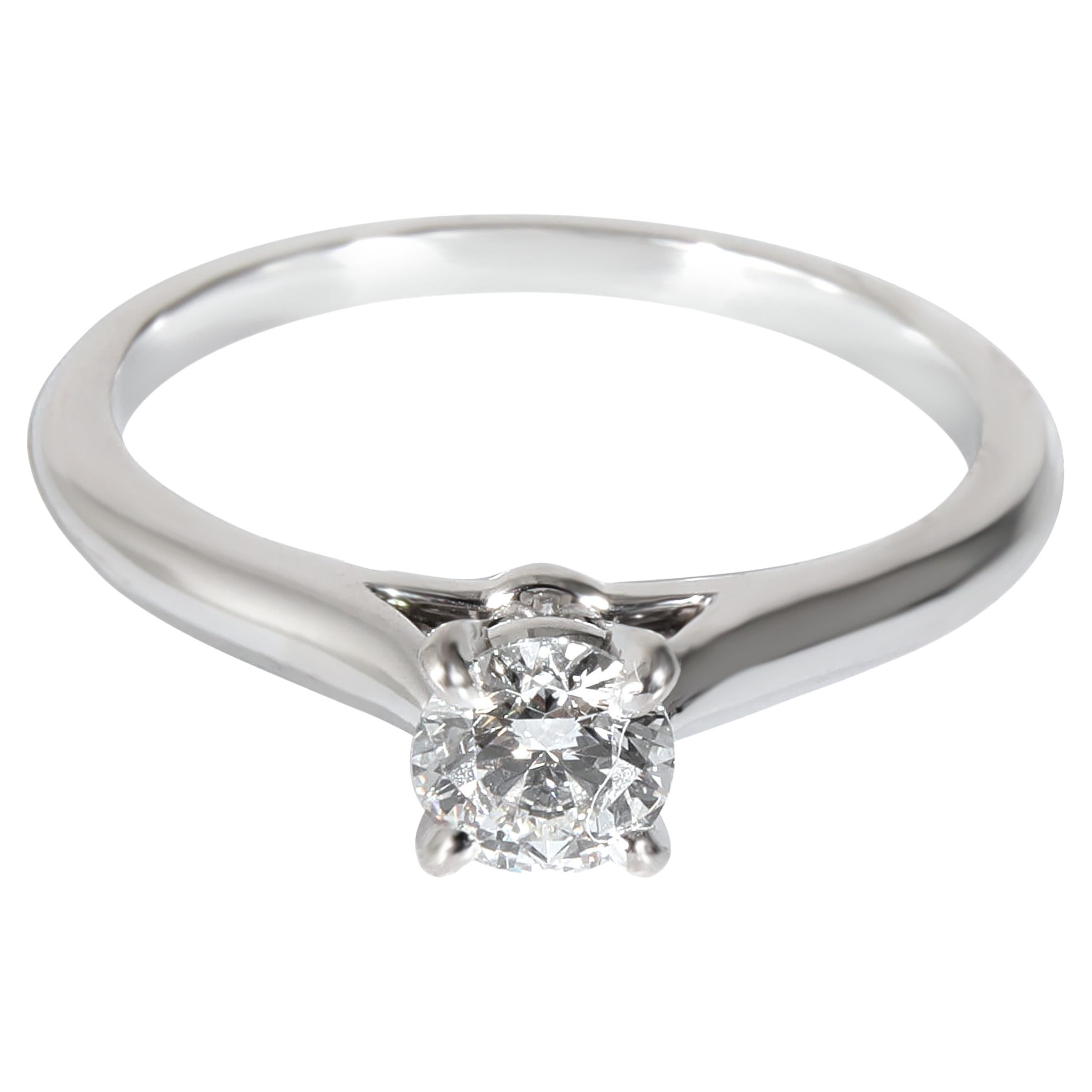 Cartier 1895 Diamond Engagement Ring in  Platinum E VS2 0.31 CTW