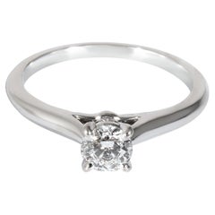Cartier 1895 Diamond Engagement Ring in  Platinum E VS2 0.31 CTW