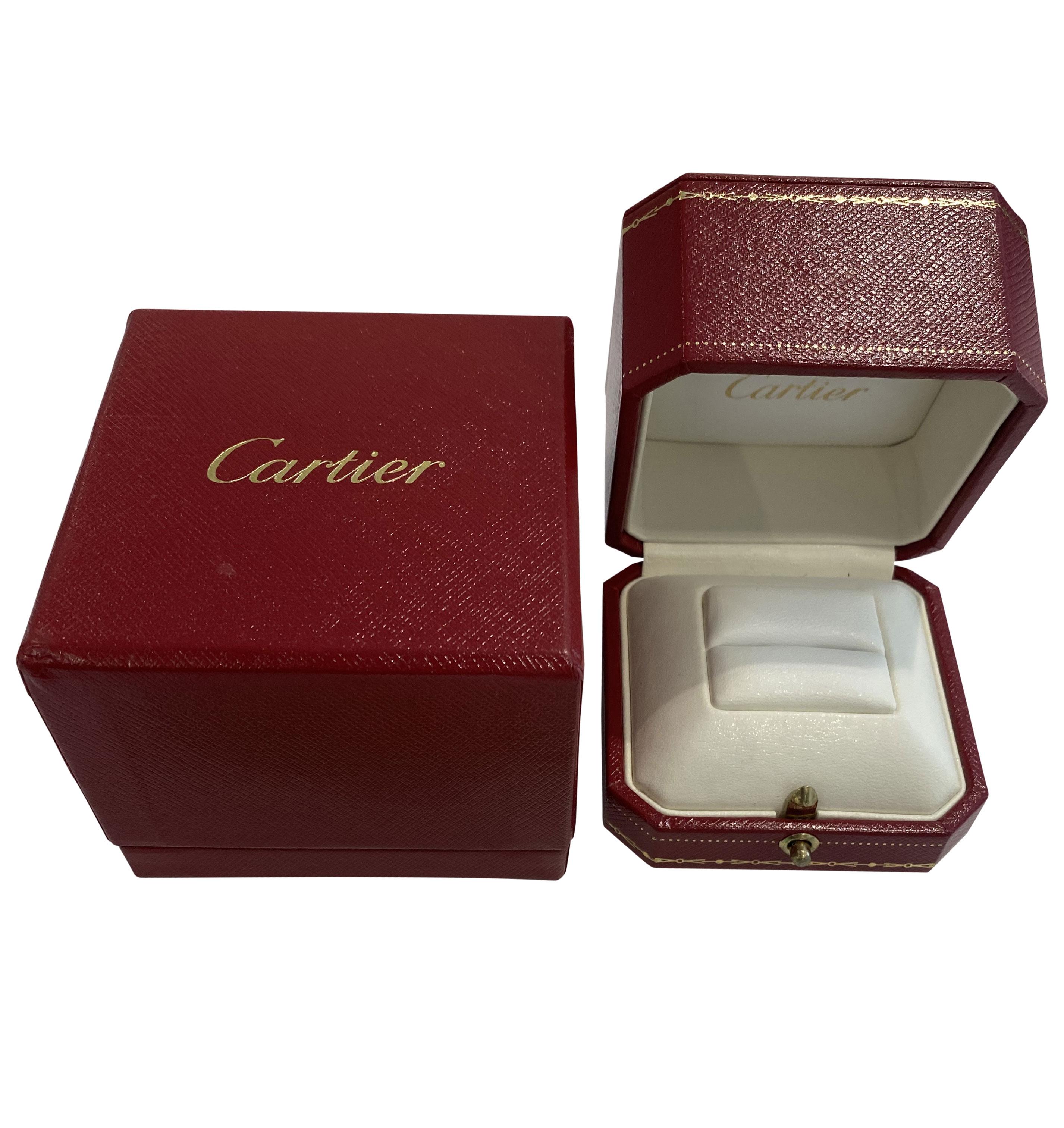 cartier gold ring diamond