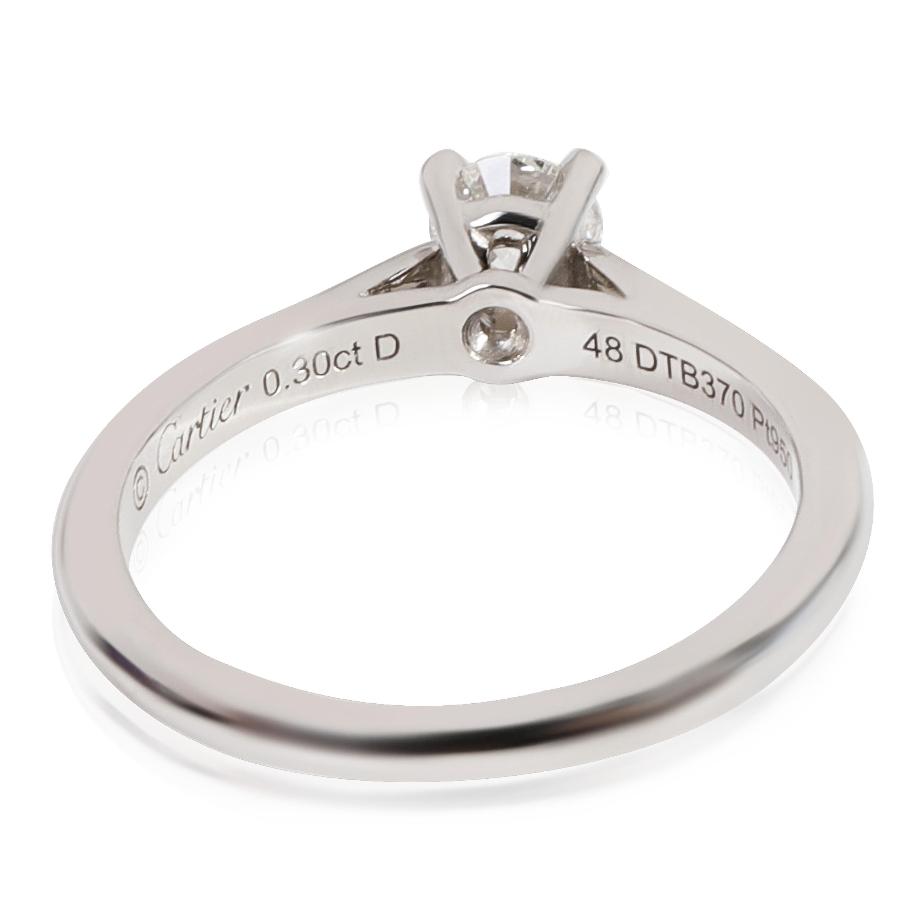 Cartier 1895 Diamond Engagement Ring in Platinum G VS1 0.3 CTW

PRIMARY DETAILS
SKU: 118256
Listing Title: Cartier 1895 Diamond Engagement Ring in Platinum G VS1 0.3 CTW
Condition Description: Retails for 3575 USD. In excellent condition and