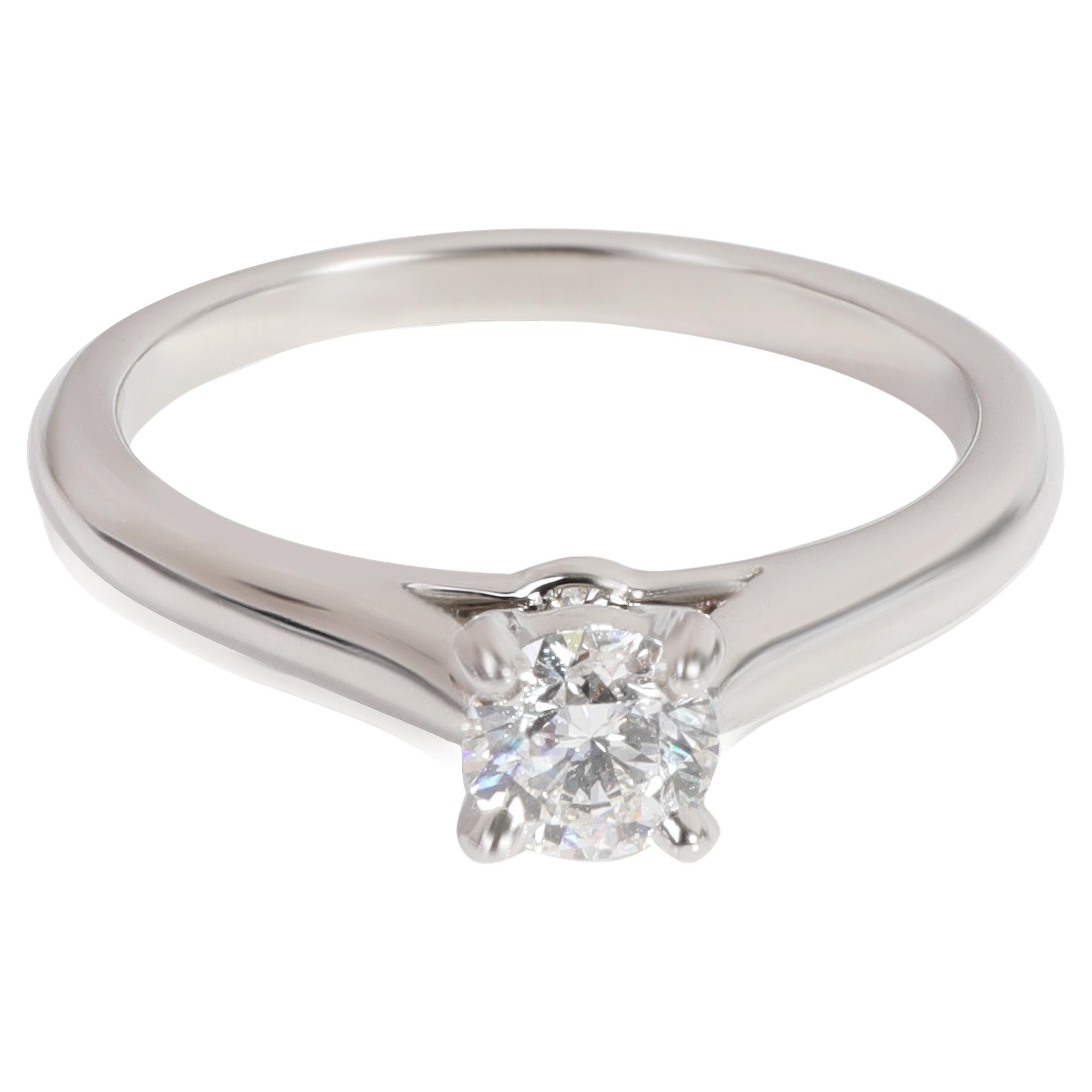 Cartier 1895 Diamond Engagement Ring in Platinum G VS1 0.3 CTW